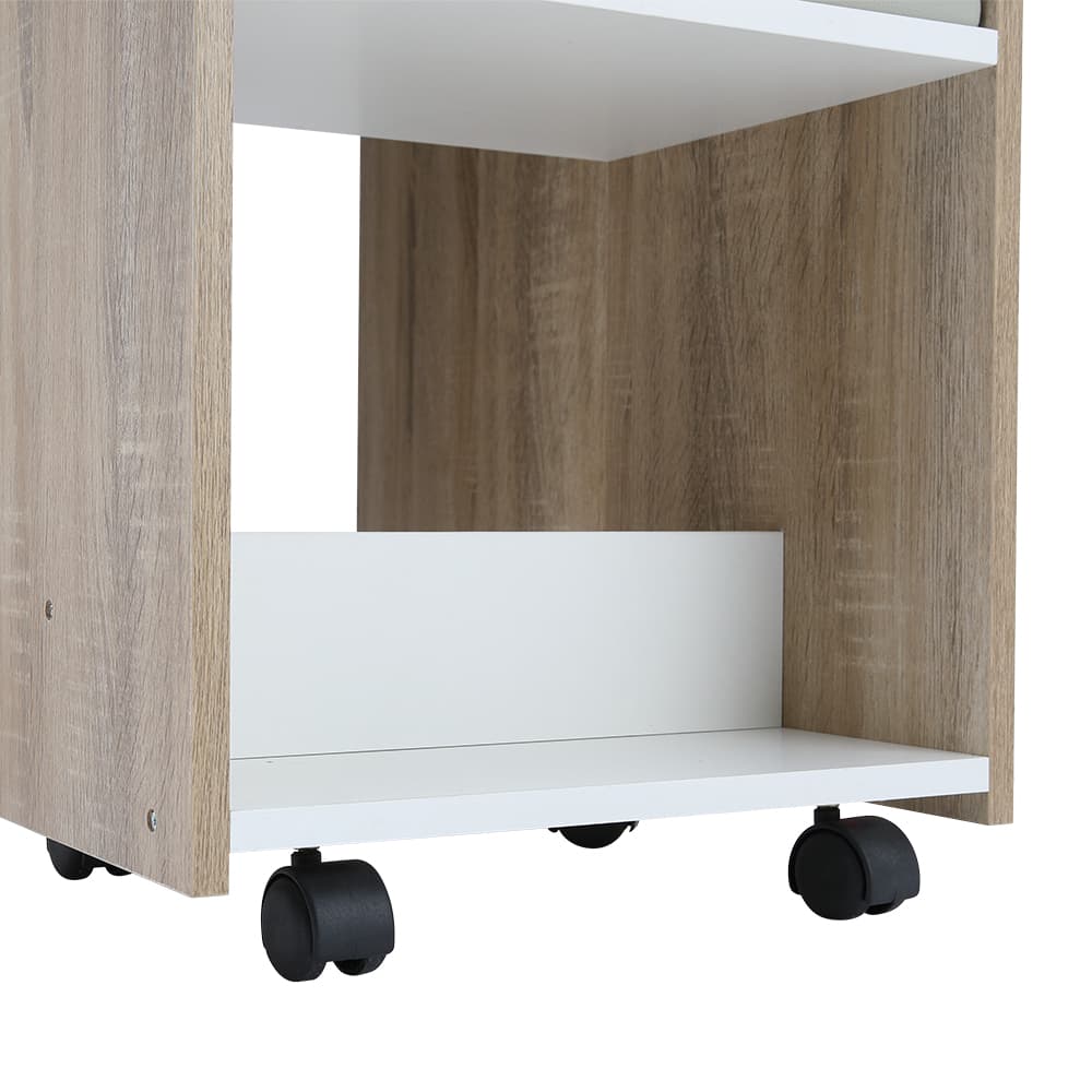 ชุดห้องนอน รุ่นมินิโอ+ทิวลิป ขนาด 6 ฟุต (เตียง, ตู้เสื้อผ้า 3 บาน พร้อมลิ้นชัก, โต๊ะเครื่องแป้งพร้อมสตูล) - สีธรรมชาติ