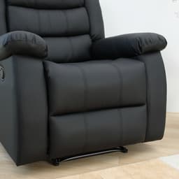 โซฟา PVC ปรับระดับ 1 ที่นั่ง รุ่นเลมม่า - สีดำ