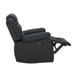 โซฟา PVC ปรับระดับ 1 ที่นั่ง รุ่นเลมม่า - สีดำ