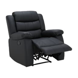 โซฟา PVC ปรับระดับ 1 ที่นั่ง รุ่นเลมม่า - สีดำ