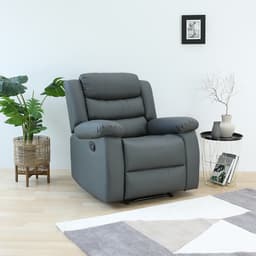 โซฟา PVC ปรับระดับ 1 ที่นั่ง รุ่นเลมม่า - สีเทา