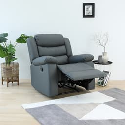 โซฟา PVC ปรับระดับ 1 ที่นั่ง รุ่นเลมม่า - สีเทา