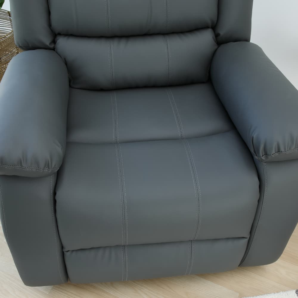 โซฟา PVC ปรับระดับ 1 ที่นั่ง รุ่นเลมม่า - สีเทา