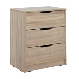 ตู้ 3 ลิ้นชัก รุ่นเทียน่า - สีธรรมชาติ