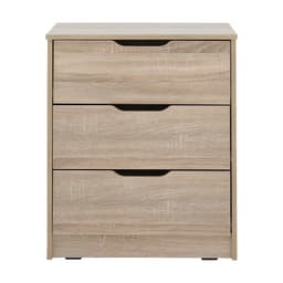 ตู้ 3 ลิ้นชัก รุ่นเทียน่า - สีธรรมชาติ