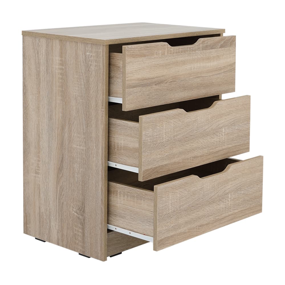 ตู้ 3 ลิ้นชัก รุ่นเทียน่า - สีธรรมชาติ