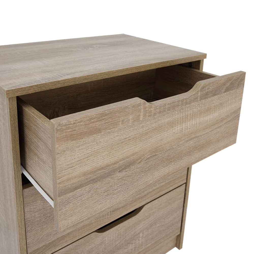 ตู้ 3 ลิ้นชัก รุ่นเทียน่า - สีธรรมชาติ