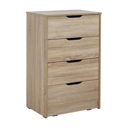 ตู้ 4 ลิ้นชัก รุ่นเทียน่า - สีธรรมชาติ