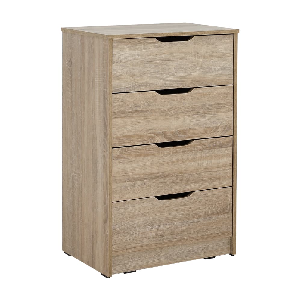 ตู้ 4 ลิ้นชัก รุ่นเทียน่า - สีธรรมชาติ