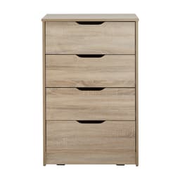 ตู้ 4 ลิ้นชัก รุ่นเทียน่า - สีธรรมชาติ