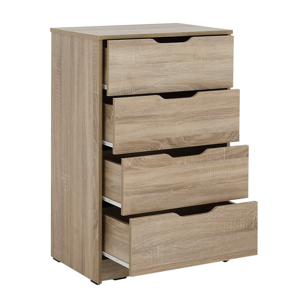 ตู้ 4 ลิ้นชัก รุ่นเทียน่า - สีธรรมชาติ