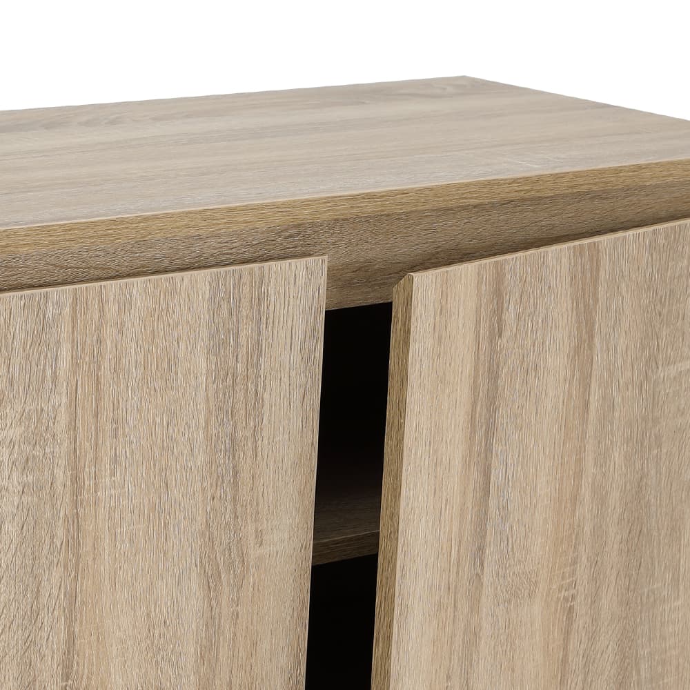 ตู้รองเท้า 2 บาน รุ่นเทียน่า - สีธรรมชาติ