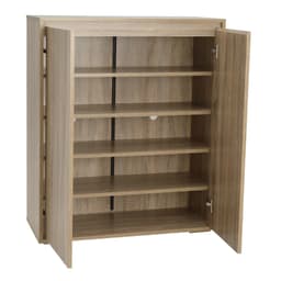 ตู้รองเท้า 2 บาน รุ่นเทียน่า - สีธรรมชาติ