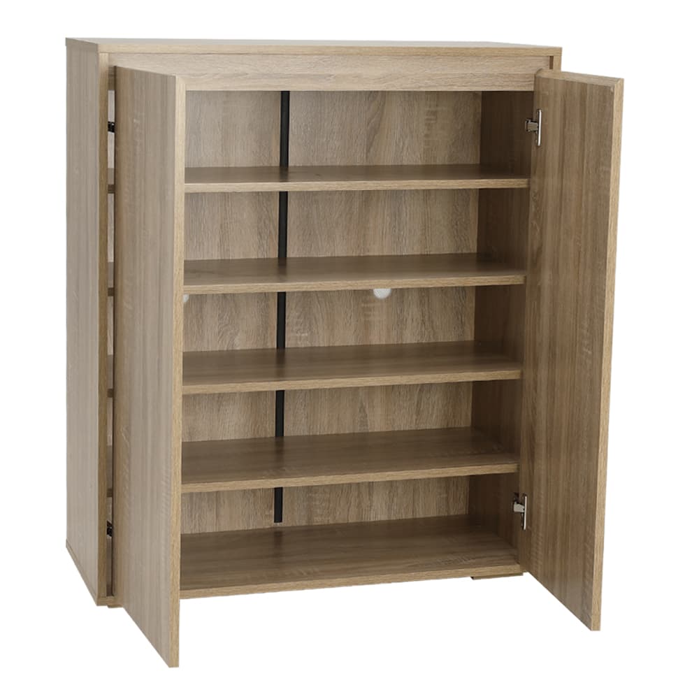 ตู้รองเท้า 2 บาน รุ่นเทียน่า - สีธรรมชาติ