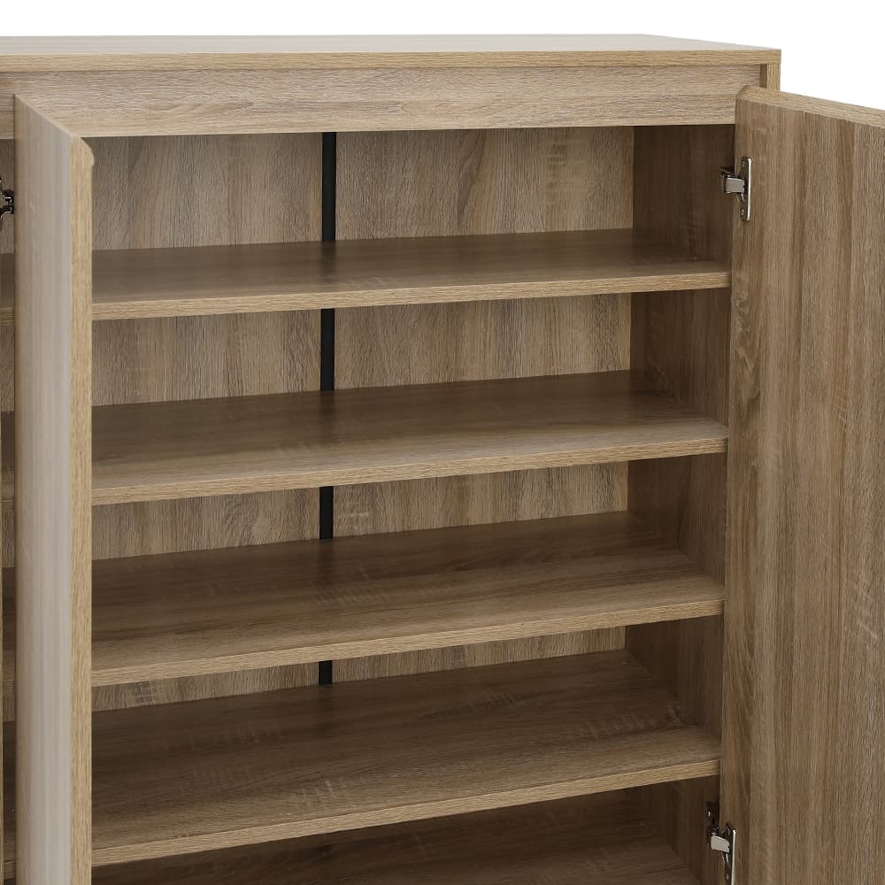 ตู้รองเท้า 2 บาน รุ่นเทียน่า - สีธรรมชาติ