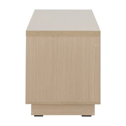 ตู้วางทีวี 2 บาน พร้อมลิ้นชัก รุ่นมินิโอ ขนาด 150 ซม. - สีธรรมชาติ/ขาว