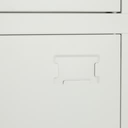 ตู้เหล็กล็อกเกอร์ 6 ช่อง รุ่นโซลิด - สีขาว