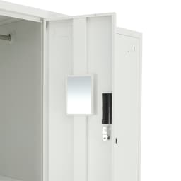 ตู้เหล็กล็อกเกอร์ 6 ช่อง รุ่นโซลิด - สีขาว