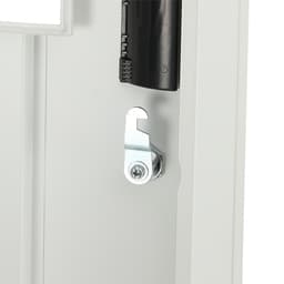 ตู้เหล็กล็อกเกอร์ 6 ช่อง รุ่นโซลิด - สีขาว