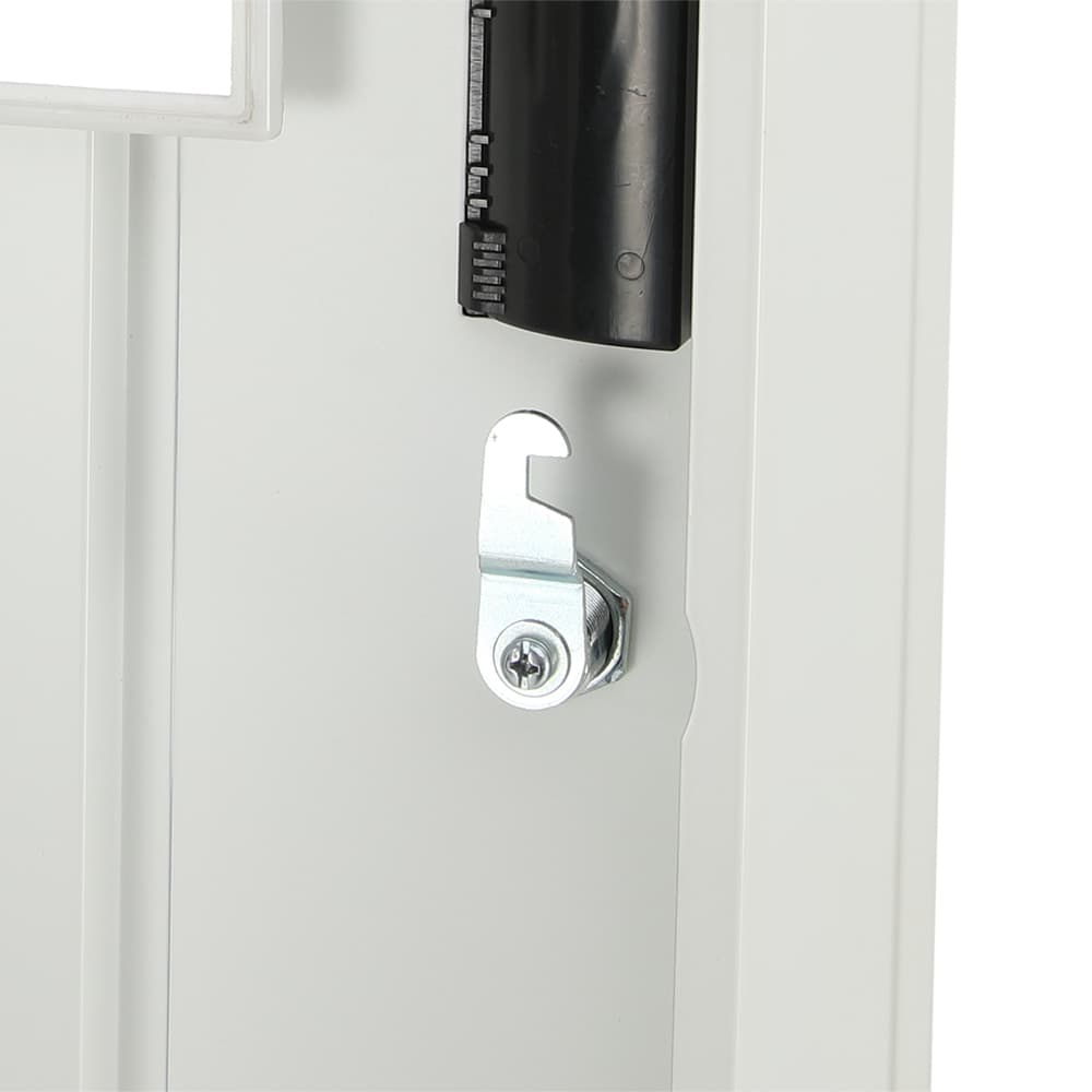 ตู้เหล็กล็อกเกอร์ 6 ช่อง รุ่นโซลิด - สีขาว