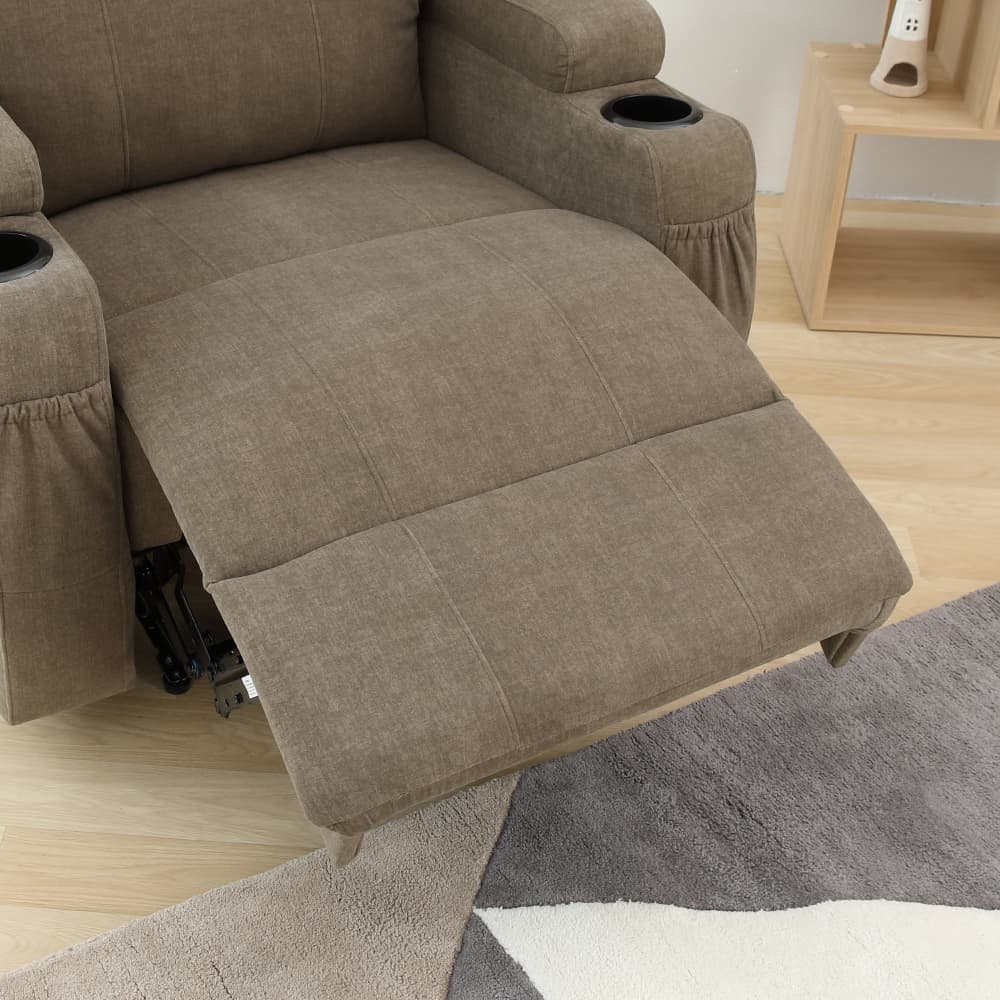 โซฟาผ้าปรับระดับ 1 ที่นั่ง รุ่นโซเฟีย - สีน้ำตาล