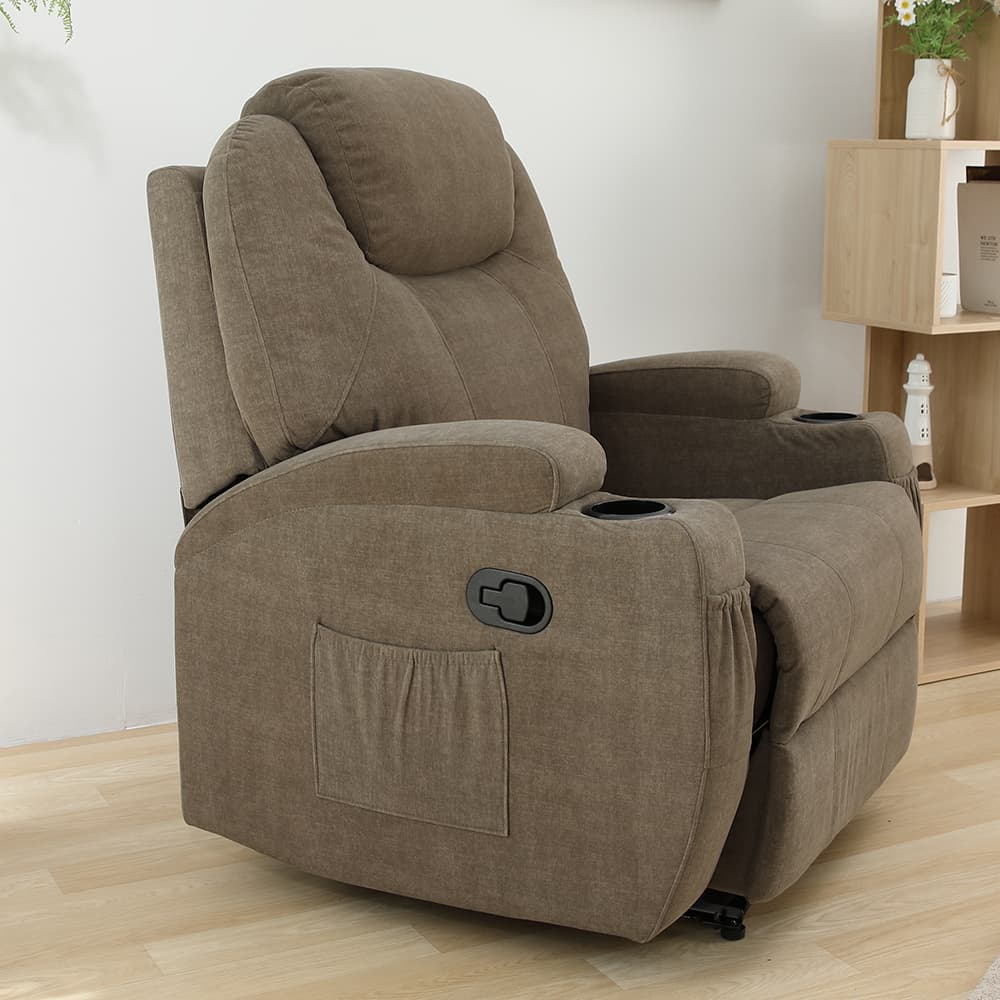 โซฟาผ้าปรับระดับ 1 ที่นั่ง รุ่นโซเฟีย - สีน้ำตาล