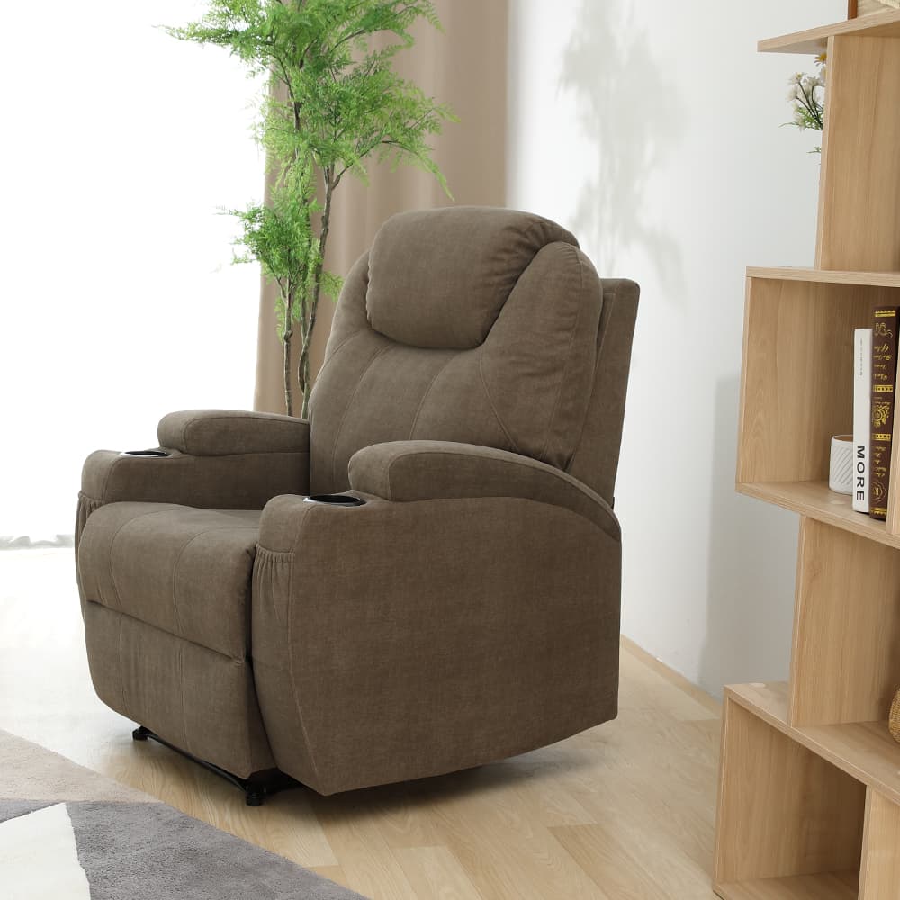 โซฟาผ้าปรับระดับ 1 ที่นั่ง รุ่นโซเฟีย - สีน้ำตาล