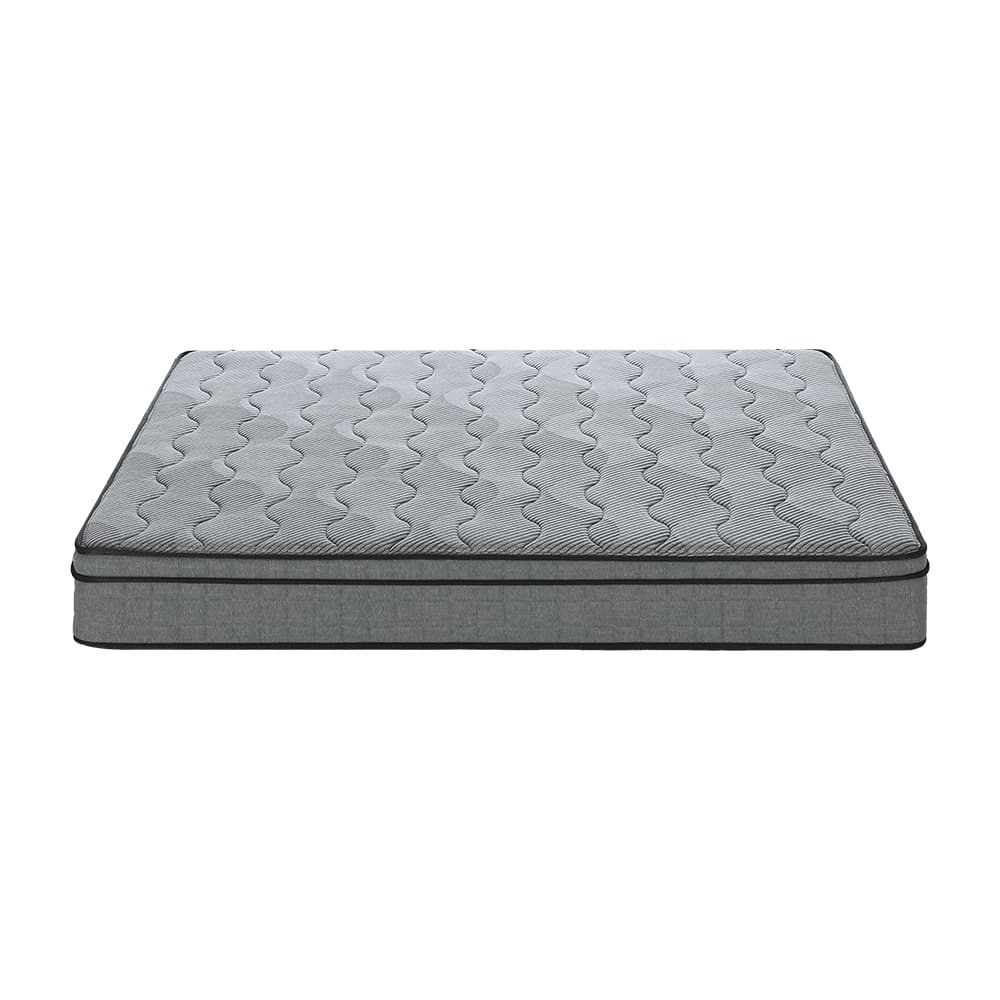ที่นอน รุ่นพาราไดซ์ ขนาด 6 ฟุต หนา 9 นิ้ว พร้อมหมอน 2 ใบ - สีเทา/เทาเข้ม