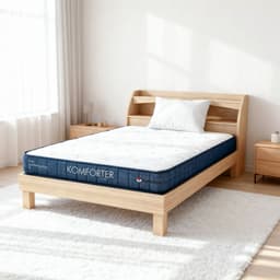 ที่นอน รุ่นคอมฟอร์ทเตอร์ ขนาด 3.5 ฟุต หนา 9 นิ้ว - สีขาว/น้ำเงิน