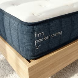 ที่นอน รุ่นคอมฟอร์ทเตอร์ ขนาด 3.5 ฟุต หนา 9 นิ้ว - สีขาว/น้ำเงิน