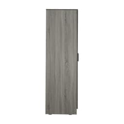 ตู้เสื้อผ้า 2 บาน รุ่นเฟส ขนาด 90 ซม. - สีเทา