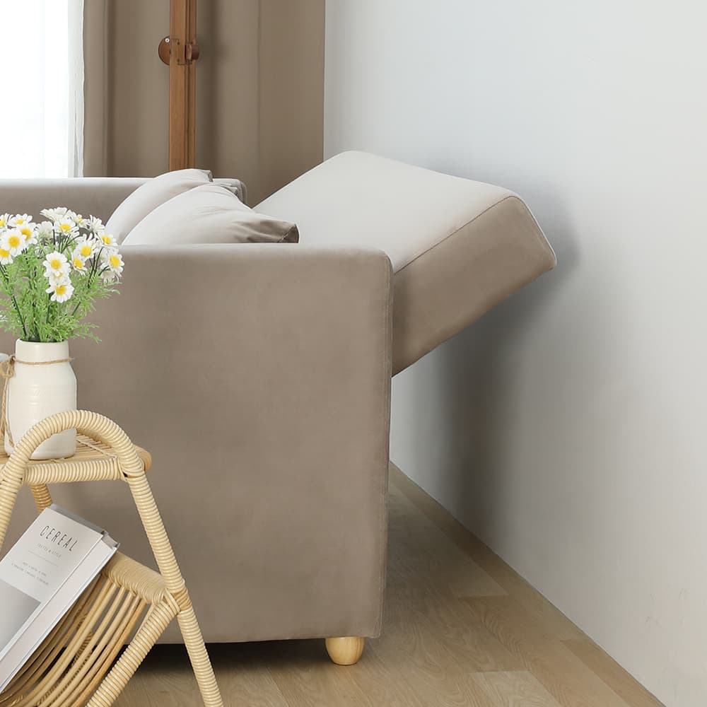 โซฟาเบดผ้า 2 ที่นั่ง รุ่นมิกิ - สีโทป