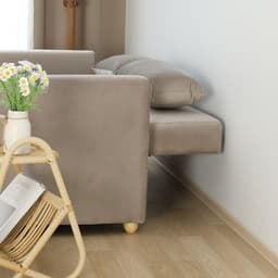 โซฟาเบดผ้า 2 ที่นั่ง รุ่นมิกิ - สีโทป