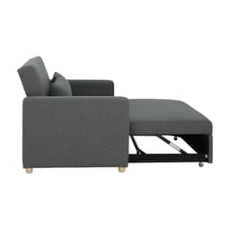 โซฟาเบดผ้า 2 ที่นั่ง รุ่นมิกิ - สีเทา