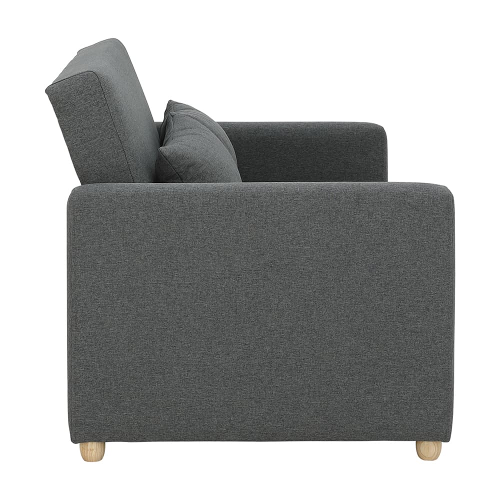 โซฟาเบดผ้า 2 ที่นั่ง รุ่นมิกิ - สีเทา