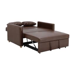 โซฟาเบด PVC 2 ที่นั่ง รุ่นมิกิ - สีน้ำตาล