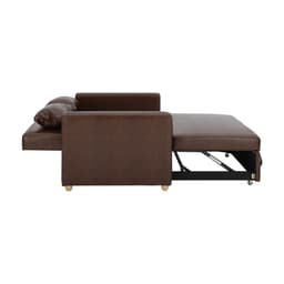 โซฟาเบด PVC 2 ที่นั่ง รุ่นมิกิ - สีน้ำตาล