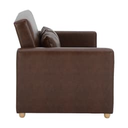 โซฟาเบด PVC 2 ที่นั่ง รุ่นมิกิ - สีน้ำตาล