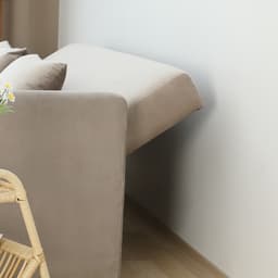 โซฟาเบดผ้า 3 ที่นั่ง รุ่นมิกิ - สีโทป