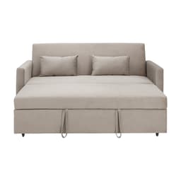 โซฟาเบดผ้า 3 ที่นั่ง รุ่นมิกิ - สีโทป