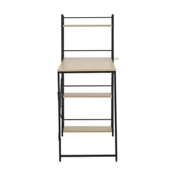 โต๊ะทำงานอเนกประสงค์ รุ่นคอนเนอร์ ขนาด 120 ซม. - สีธรรมชาติ/ดำ