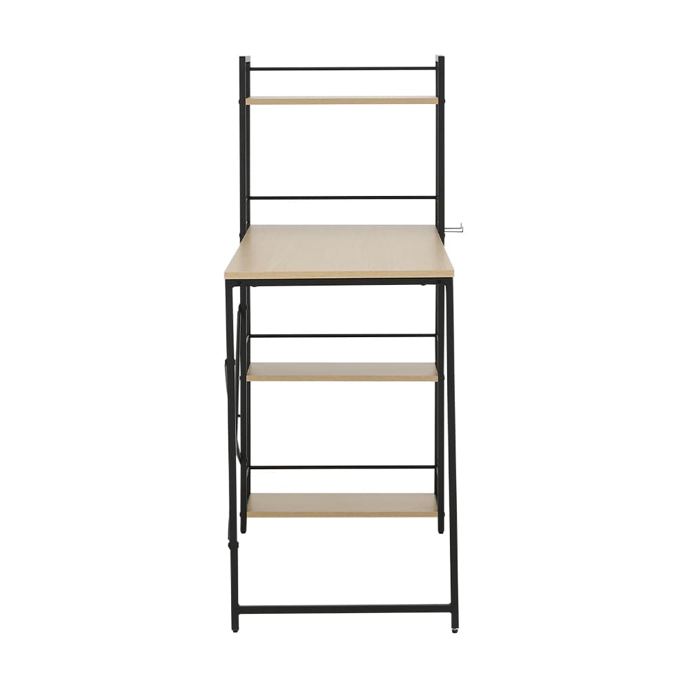 โต๊ะทำงานอเนกประสงค์ รุ่นคอนเนอร์ ขนาด 120 ซม. - สีธรรมชาติ/ดำ