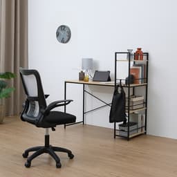 โต๊ะทำงานอเนกประสงค์ รุ่นคอนเนอร์ ขนาด 120 ซม. - สีธรรมชาติ/ดำ