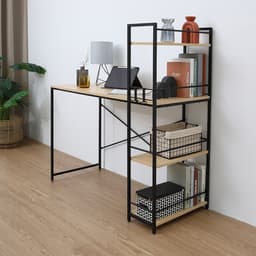 โต๊ะทำงานอเนกประสงค์ รุ่นคอนเนอร์ ขนาด 120 ซม. - สีธรรมชาติ/ดำ