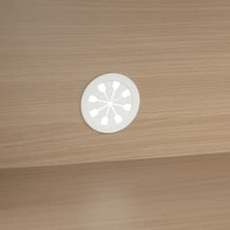 โต๊ะทำงานพร้อมชั้นวาง รุ่นมินิโอ - สีธรรมชาติ/ขาว