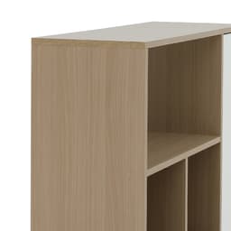 ตู้วางของอเนกประสงค์ รุ่นมินิโอ - สีธรรมชาติ/ขาว