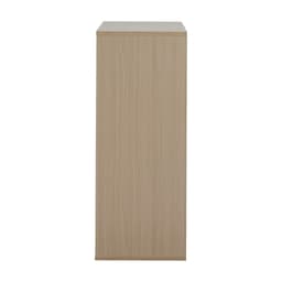 ตู้รองเท้าพร้อมลิ้นชัก รุ่นมินิโอ - สีธรรมชาติ/ขาว