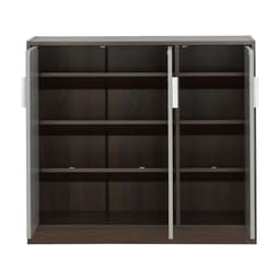 ตู้รองเท้า 3 บาน รุ่นมินิโอ ขนาด 90 ซม. - สีวอลนัท/เทา