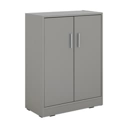 ตู้รองเท้า 2 บาน รุ่นแวนเนส ขนาด 60 ซม. - สีเทา