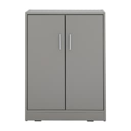 ตู้รองเท้า 2 บาน รุ่นแวนเนส ขนาด 60 ซม. - สีเทา